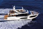 Absolute 60 Fly - Luxury Absolute 60 Fly yacht cruising on open water, 2026 model.