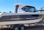Galeon Galia 750 Hardtop - 2022 Galeon Galia 750 Hardtop boat on trailer, dockside view.
