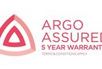 Galeon 335 GTO - Argo Assured 5-year warranty logo for Galeon 335 GTO 2025, terms apply.