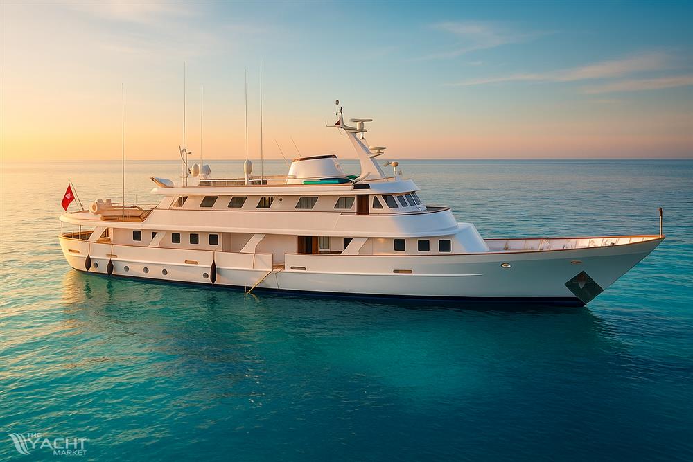 Beykoz Shipyard Turkey Classic 40M Motor Yacht TRAFALGAR – Elegant Gentleman’s Yacht