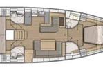 Beneteau Oceanis 51.1 - Layout Image