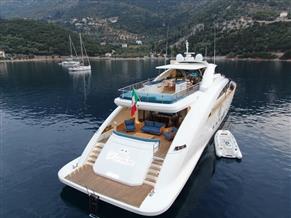 Permare – Amer 36M 2009 – 3-Deck Superyacht for Sale (2019 Refit – 5 Cabins – Elevator)
