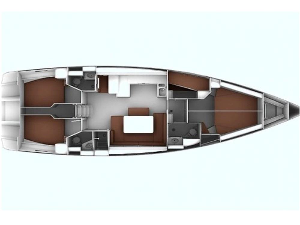 Bavaria Cruiser 51 - Layout Image