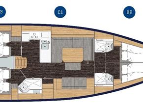 Bavaria C45 Style 4 Cabin