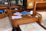 Nauta Yachts Nauta 54 - Sailing yacht interior in wood – Warm and functional saloon