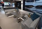 Galeon 640 Fly - Luxurious interior of 2023 Galeon 640 Fly yacht with elegant seating and modern decor.