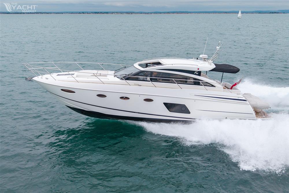 Princess V52 - 2014 Princess V52 yacht cruising on open water, showcasing sleek design and performance.