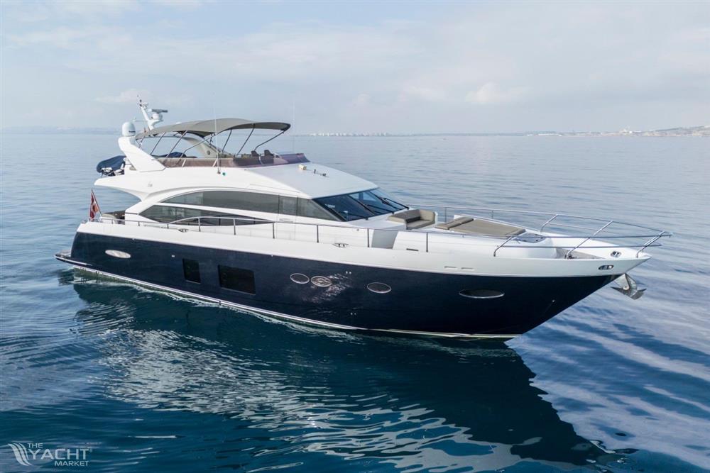Princess 72 Motor Yacht - 2013 Princess 72 Motor Yacht cruising on calm blue waters.