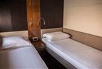 Princess 72 Motor Yacht - Interior of 2013 Princess 72 Motor Yacht with twin beds and modern decor.