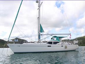 Oyster 45 Deck saloon