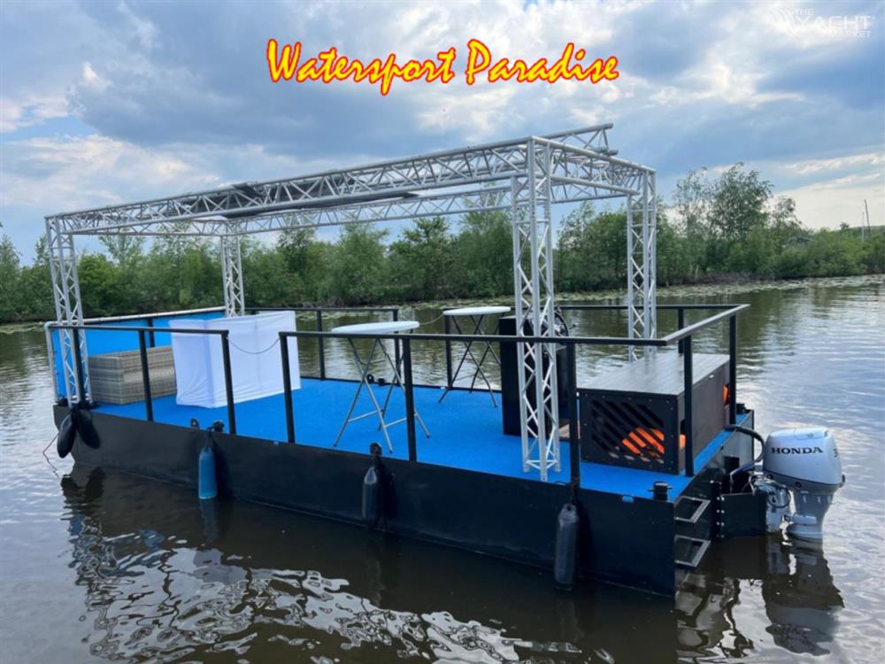 Partyboot Staal Pontoon