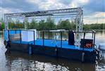 Partyboot Staal Pontoon