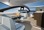 Fairline TARGA 47 OPEN - Interior of Fairline TARGA 47 OPEN yacht, 2026 model.