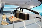 Fairline TARGA 47 OPEN - Luxurious interior of Fairline TARGA 47 OPEN yacht, 2026 model.