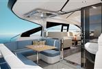 Fairline Targa 47 GT - Luxurious interior of 2026 Fairline Targa 47 GT yacht.