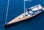 Nautor Swan Swan 90 - Aerial view of YCH2 under sail