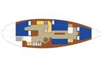 Pacific Seacraft 44 - Layout option 1
