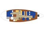 Pacific Seacraft 44 - Layout option 2